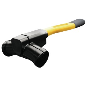 Basi Lenkradkralle KFZ 103: Universelle Diebstahlsicherung in Gelb und Schwarz.