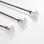 Lindby Gracelle LED Bodeneinbauleuchten, 3er Set, Alu, warmweiß, für den Außenbereich.