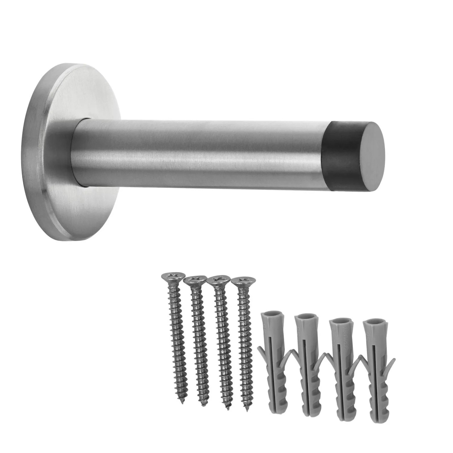SOTECH Türstopper MERCURY Ø50 mm L 95 mm Edelstahl Gebürstet