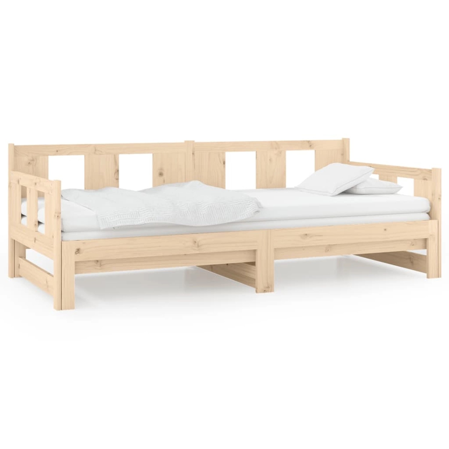 vidaXL Tagesbett Ausziehbar Massivholz Kiefer 2x(80x200) cm1279803 günstig online kaufen