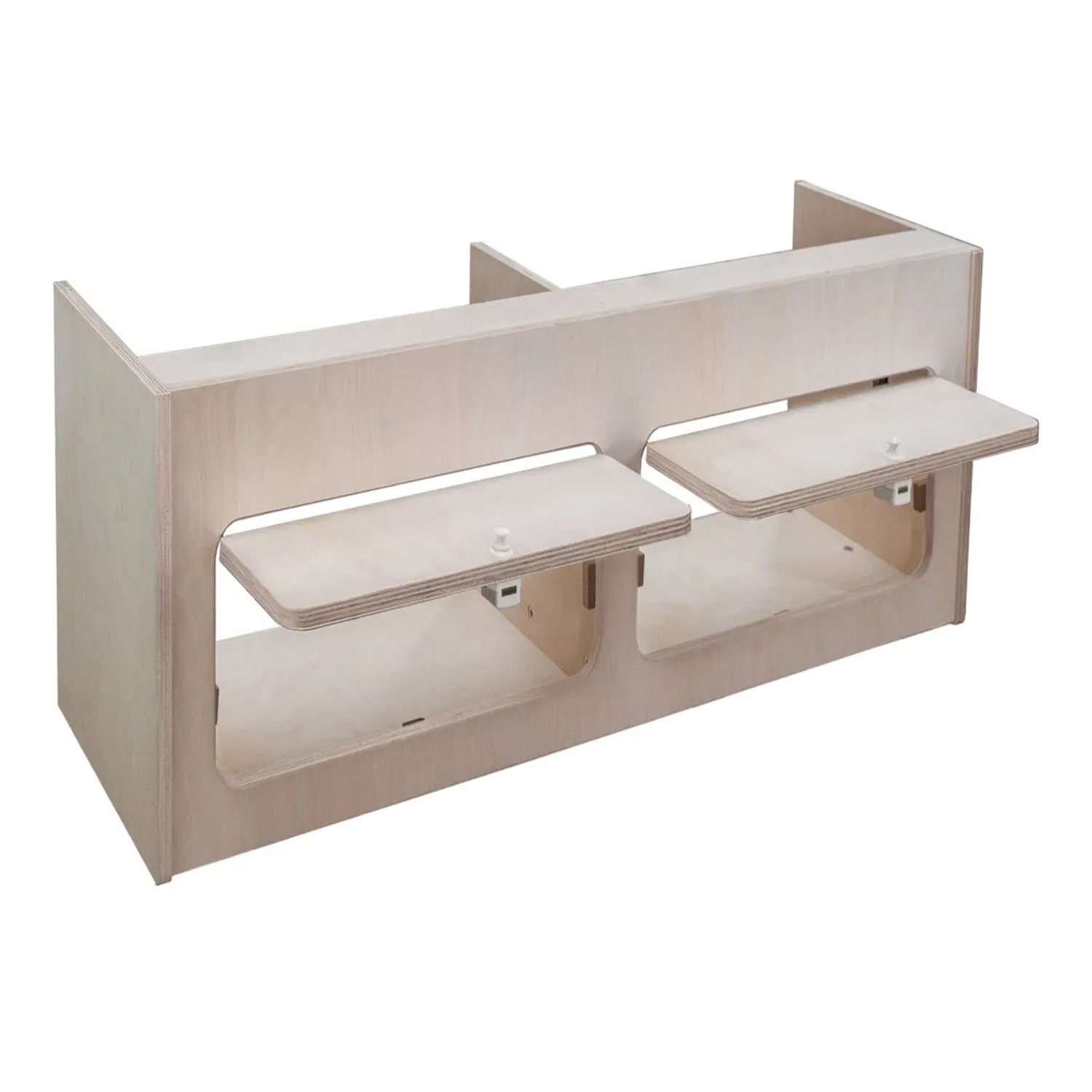 Monstershop Wohnwagen Hängeschrank aus Birkensperrholz, 80x35x35cm, mit 2 Türen.