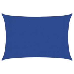 vidaXL Sonnensegel 160 g/m² Rechteckig Blau 3x5 m HDPE 311514