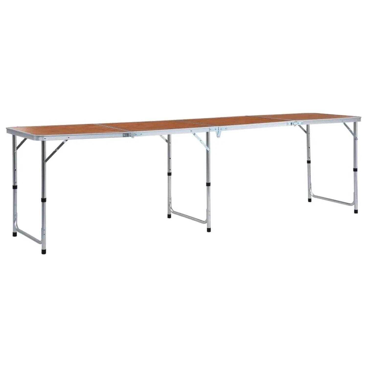 vidaXL Klappbarer Campingtisch Aluminium 240 x 60 cm 48176