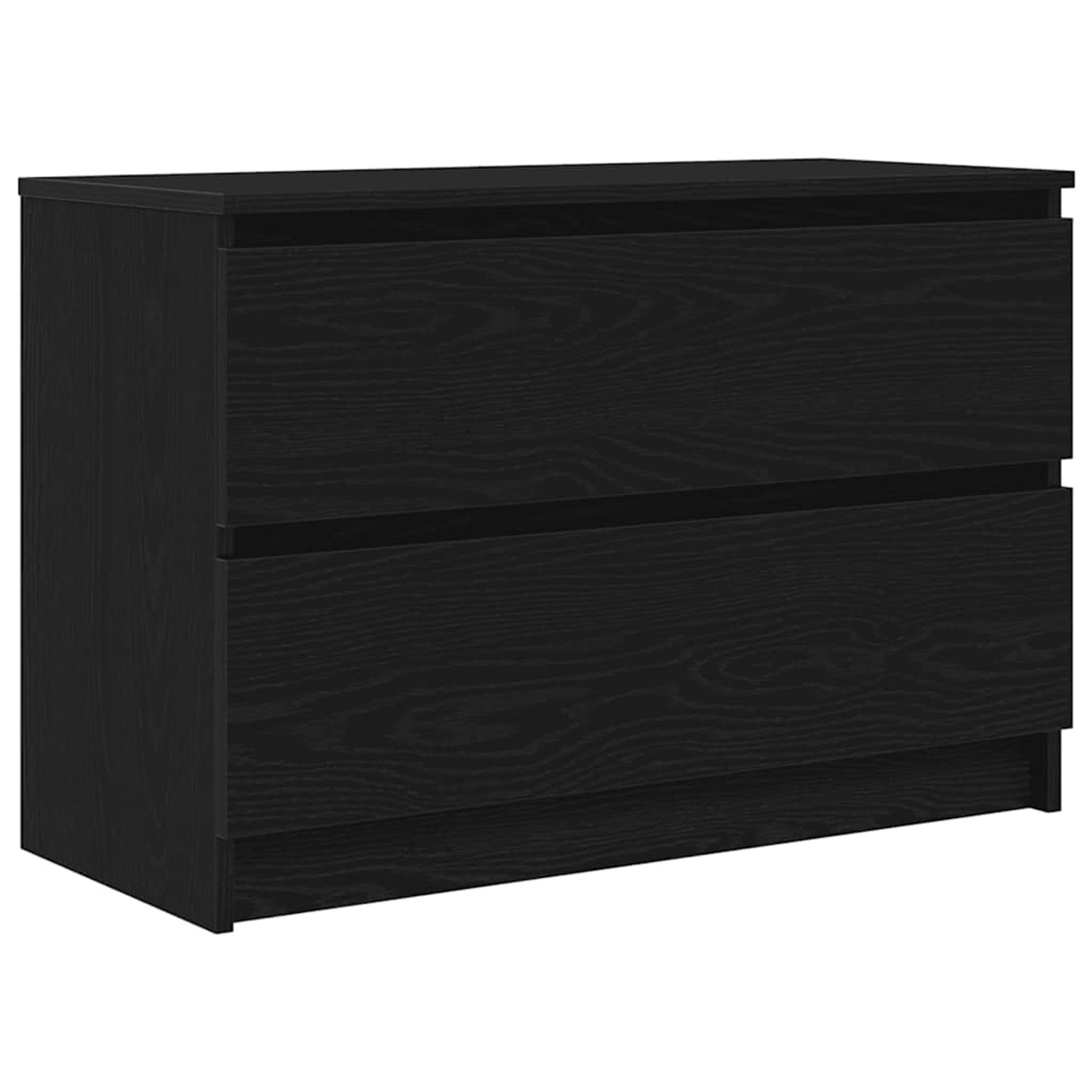 vidaXL TV-Schrank Schwarz 80x35x54 cm Holzwerkstoff 861788