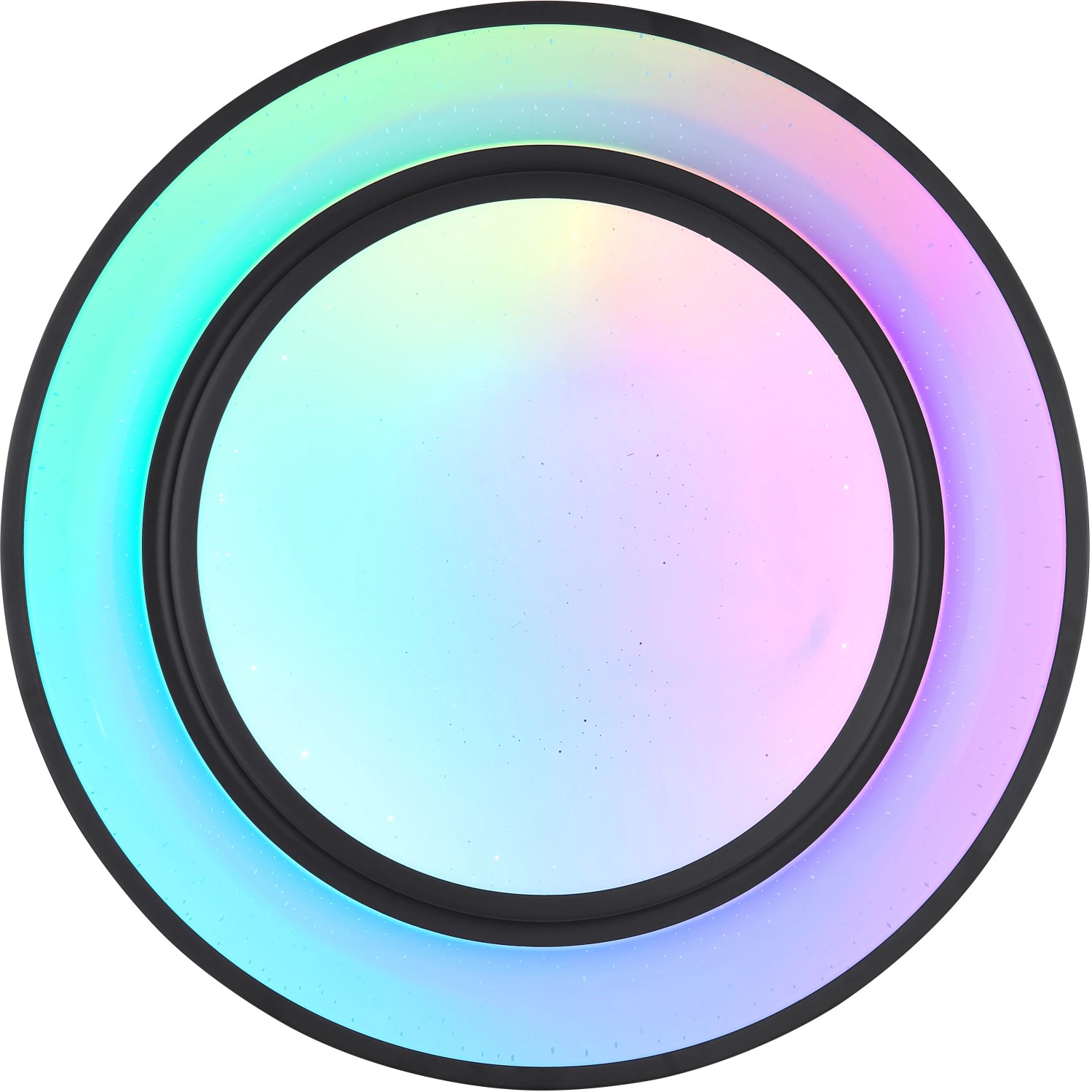 Globo LED Deckenleuchte Sully, Ø 38cm, mit Farbwechsel und Regenbogeneffekt.