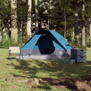 Furnicato Campingzelt Kuppelzelt Blau 214 X 150 X 115 Cm