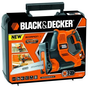 Black+Decker Universalsäge RS890K im Koffer. Stichsäge mit AutoSelect-Technologie.