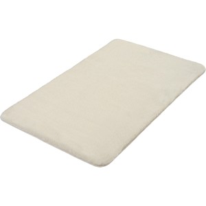 Beiger Kleine Wolke Badteppich Cony, 55x65 cm, flauschig und rutschhemmend.