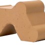 Terrakottafuß, 4 cm, 3er Set, marmoriert, für Pflanztöpfe, frostbeständig.