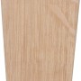 Quadratischer Möbelfuß aus Eiche, 130 mm hoch, für individuelle Möbelgestaltung.