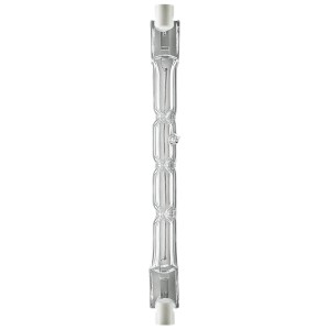 Osram Halogenbrennstab R7s, 120W, Warmweiß, 11,4cm Länge. Halogenlampe für Innen- und Außenbereich.