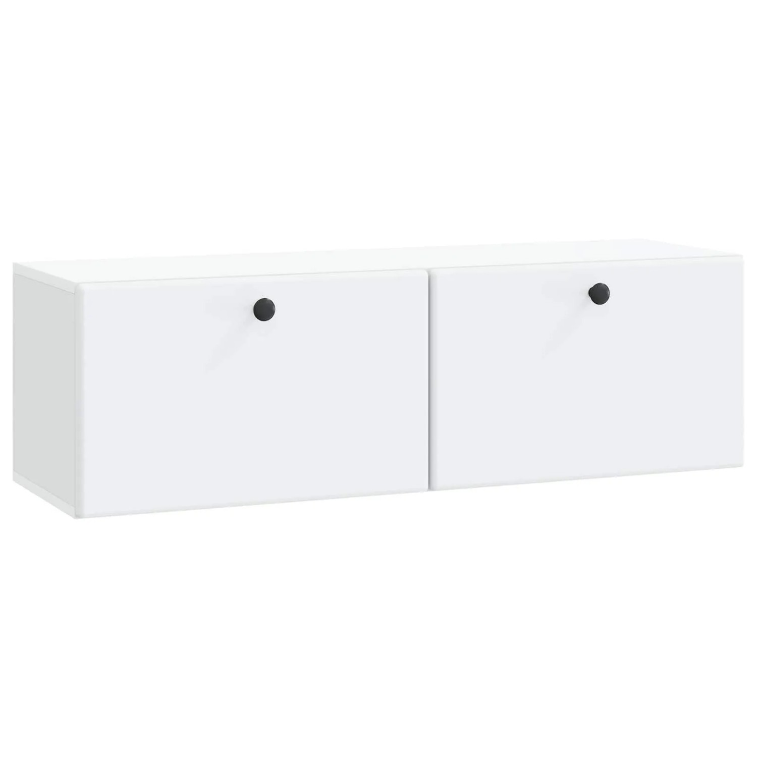 vidaXL Wandmontierter TV-Schrank Weiß 98 x 31 x 30 cm Holzwerkstoff 899235
