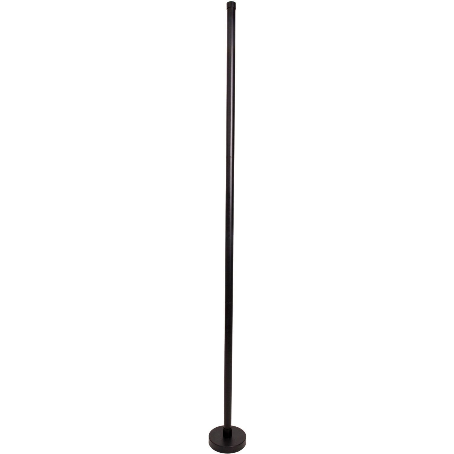 Schwarze LED-Stehleuchte Digital Motion Light, 150 cm hoch.