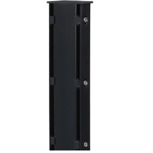 Gabionenpfosten, 140 cm, anthrazit, für Zaun- und Mauersysteme.