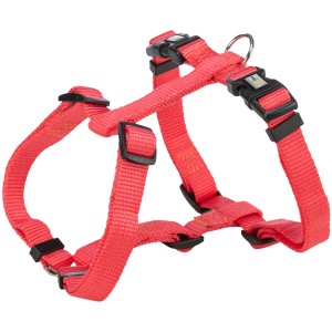 Jollypaw H-Geschirr aus Gurtband, 50-75 cm, lachsfarben, für Hunde.