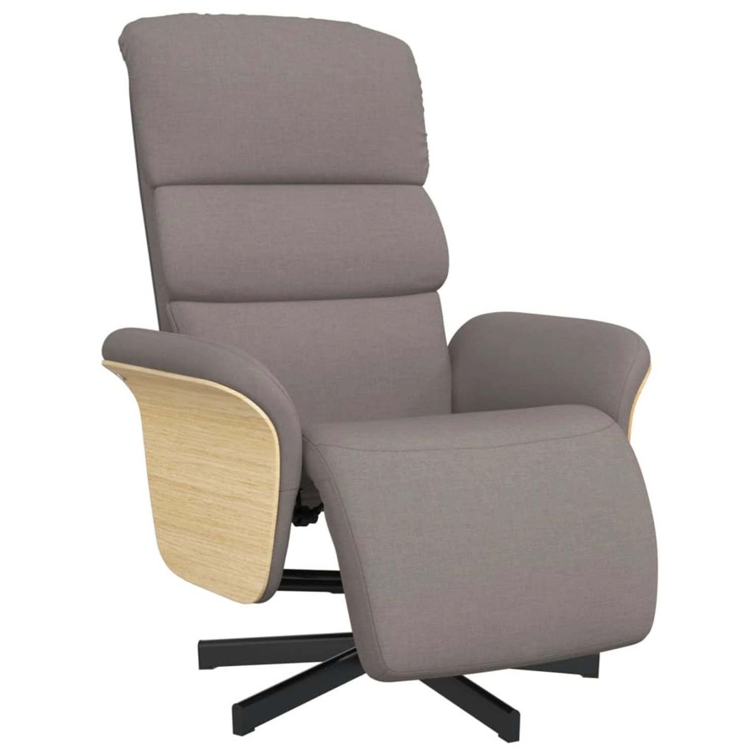 vidaXL Relaxsessel mit Fußteil Taupe Stoff 356606 günstig online kaufen