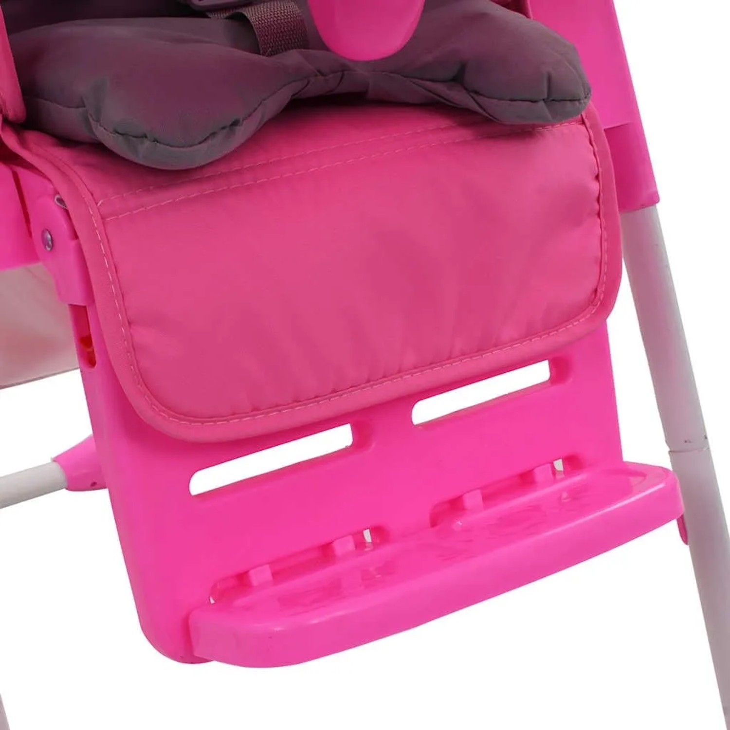 vidaXL Baby-Hochstuhl Rosa und Grau 10186_10