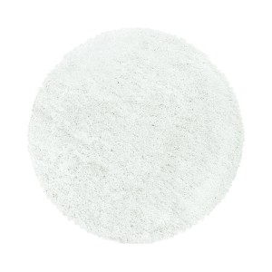 Ayyildiz Hochflorteppich Fluffy 3500 Weiß Ø 120 cm