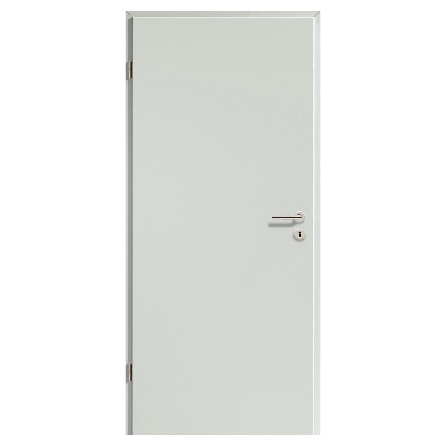 GetaDoor Zimmertür GL 402 Hellgrau 86 cm x 198,5 cm Anschlag L