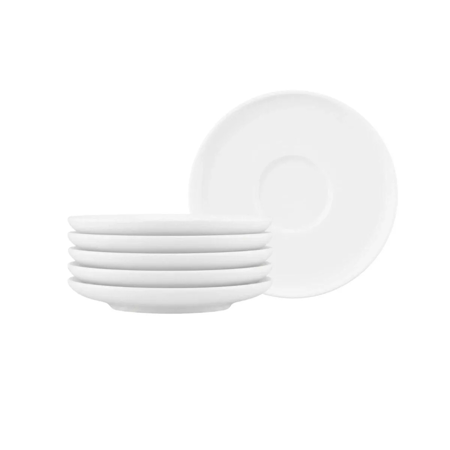 Seltmann Weiden Sento Home Kombi-Untertasse 16,2 cm 6er Set Weiß