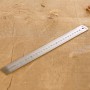 Bauheld Stahllineal, 150 mm, Edelstahl, EG-Genauigkeitsklasse 1, für präzises Messen.