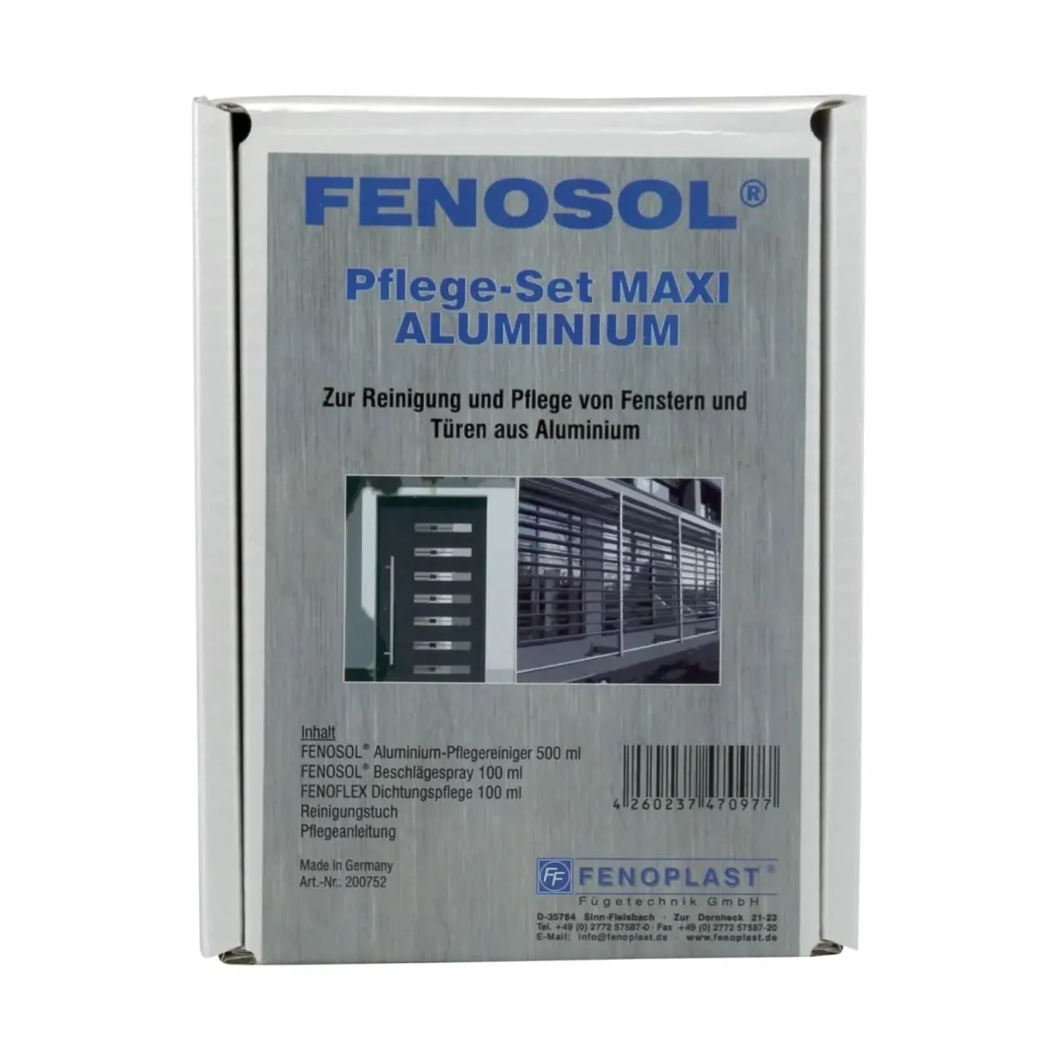 Fenoplast Fenosol Pflege-Set Aluminium Maxi
