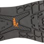 Sohle des Puma Safety Crosstwist Low S3 Arbeitsschuhs in Blau-Orange, Größe 41.