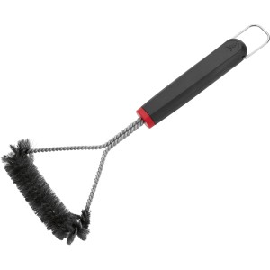 Jamestown Grillbürste, 3-seitig, Edelstahl, für die Grillrost-Reinigung.