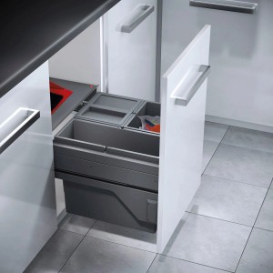 HAILO Abfallsammler Mülleimer Cargo 500 mm 17L 13L 13L Deckel 3610831