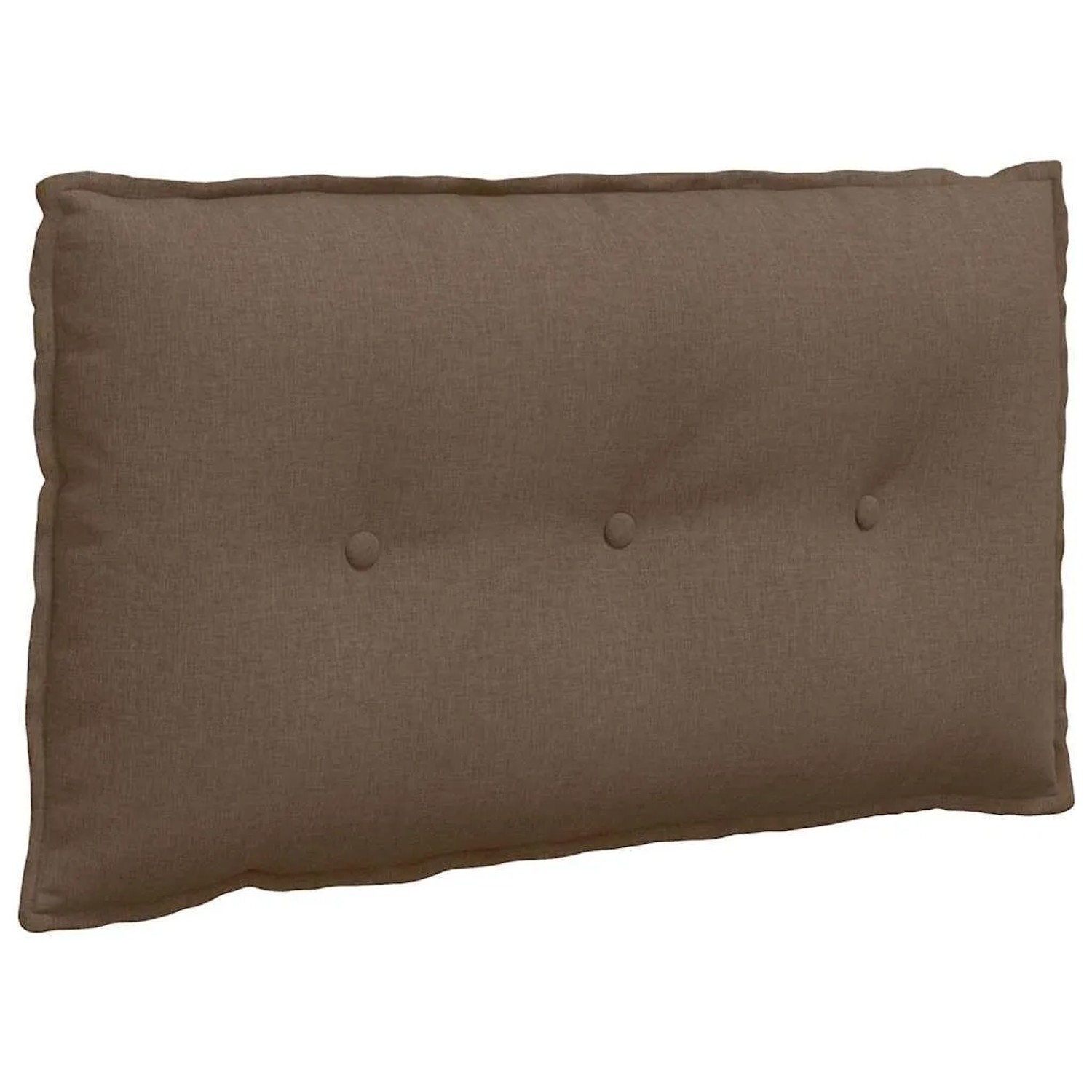 vidaXL Rückenkissen Braun 80 x 19 x 50 cm Stoff 42014705