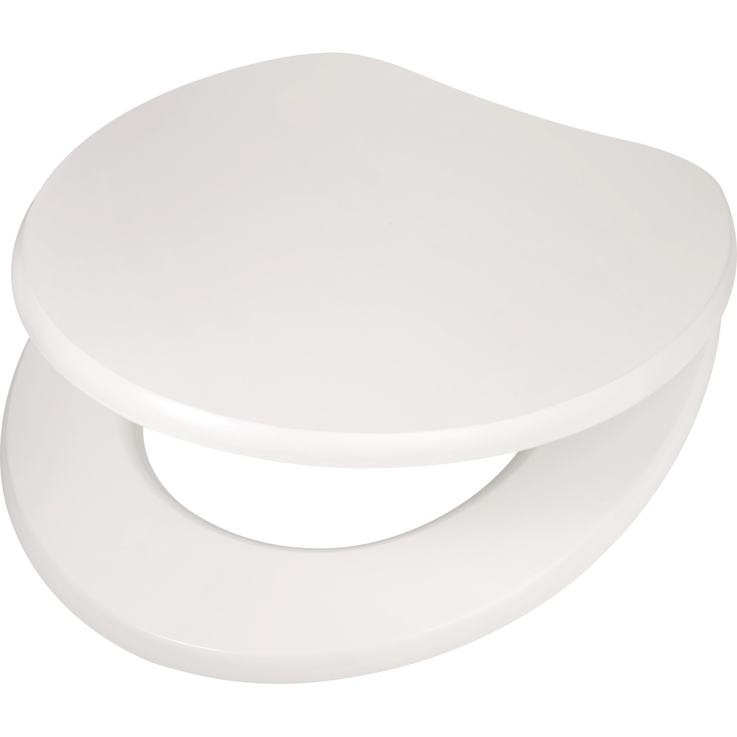baliv WC-Sitz Logone MDF Holzkern Weiß günstig online kaufen