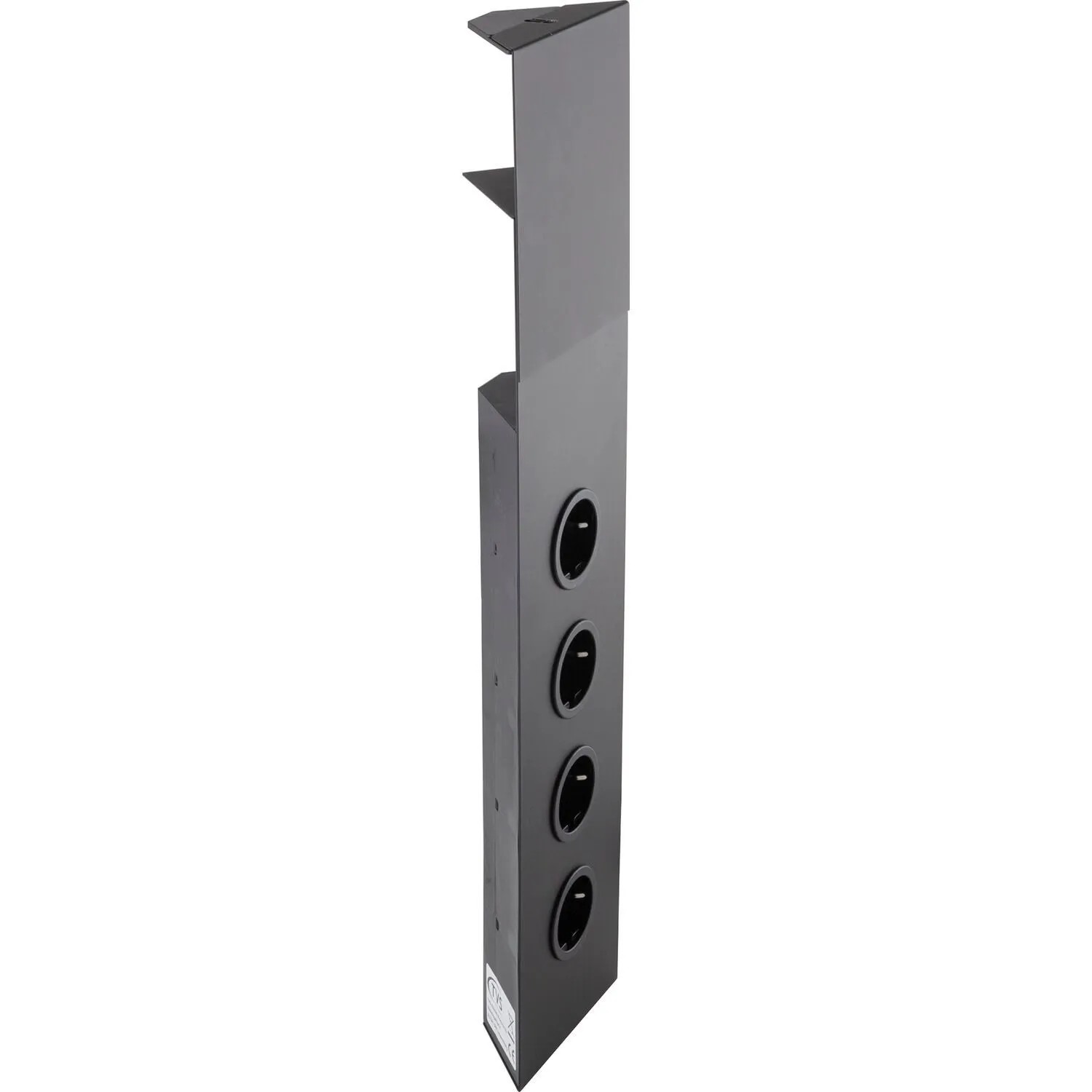 Caressi Steckdosenelement 4st46-58 4 Steckdosen Schwarz