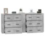 vidaXL Sideboards 2 Stk Betongrau Holzwerkstoff 3185411_5