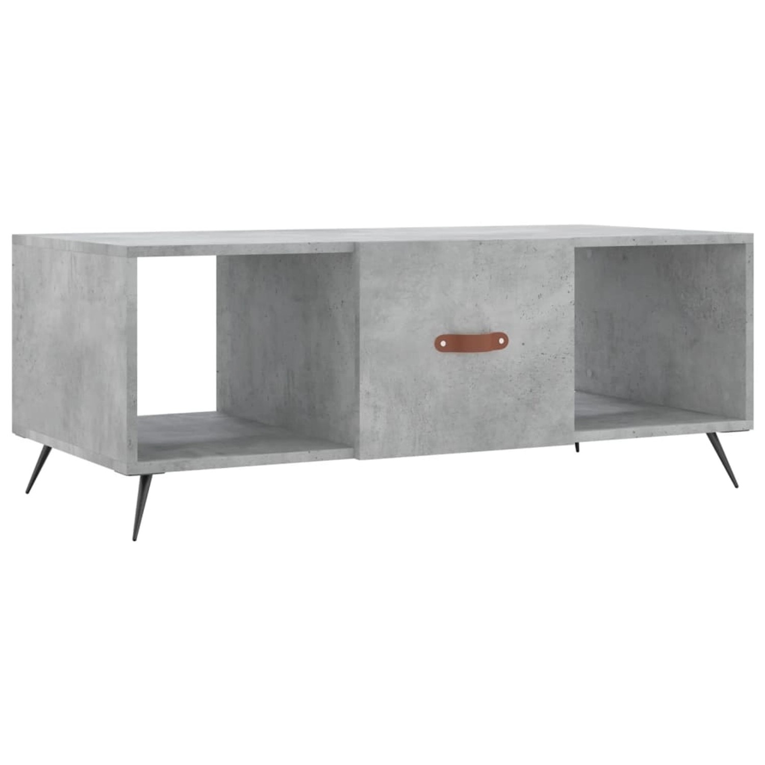 vidaXL Couchtisch Betongrau 102x50x40 cm Holzwerkstoff Modell 8 günstig online kaufen