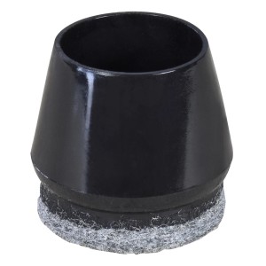 Wagner Kappen-Set EH0659 für Rundrohr Ø 19 mm x Ø 22 mm x 23 mm Schwarz 40-tlg.
