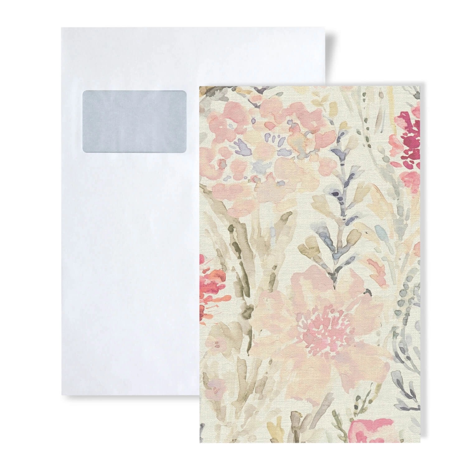 PROFHOME 1 MUSTERSTÜCK S-396952-GU DIN A4 MUSTER der Aquarell-Stil Tapete günstig online kaufen