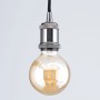 Orion Lightstyle Lampenfassung Vintage E27, schwarz-gunmetall, mit Leuchtmittel. Für Lampen & Leuchten.