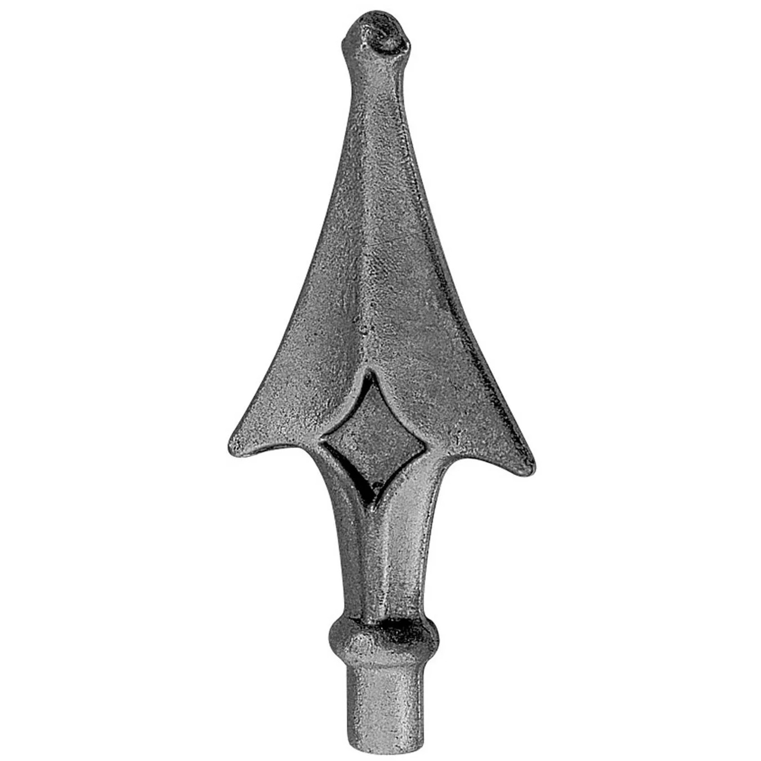 FeNau Zaunspitze Höhe 150 mm Material Ø 16 mm Stahl S235JR Roh