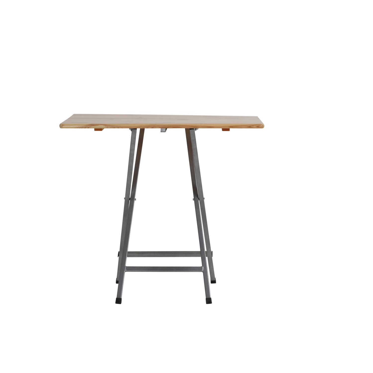Fun Star Stehtisch aus Kiefernholz, beige, klappbar, 120x80x118 cm.
