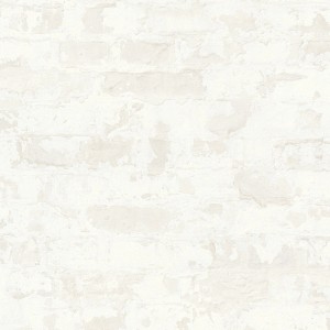 Creme-weiße Vlies Steintapete in Naturstein Optik als Dekorative Tapete.