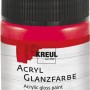 Kreul Acrylfarbe Glänzend Dunkelrot, 50 ml. Acrylfarbe für Hobby und Künstlerbedarf.