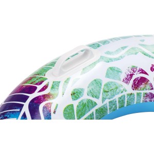 Bestway Schwimmring Summer Swirl mit Griff, Mandala-Design, Ø 80 cm.