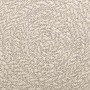 Detailansicht: Creme-farbener Outdoor Teppich ZIZUR in Jute-Optik, 140x200 cm.