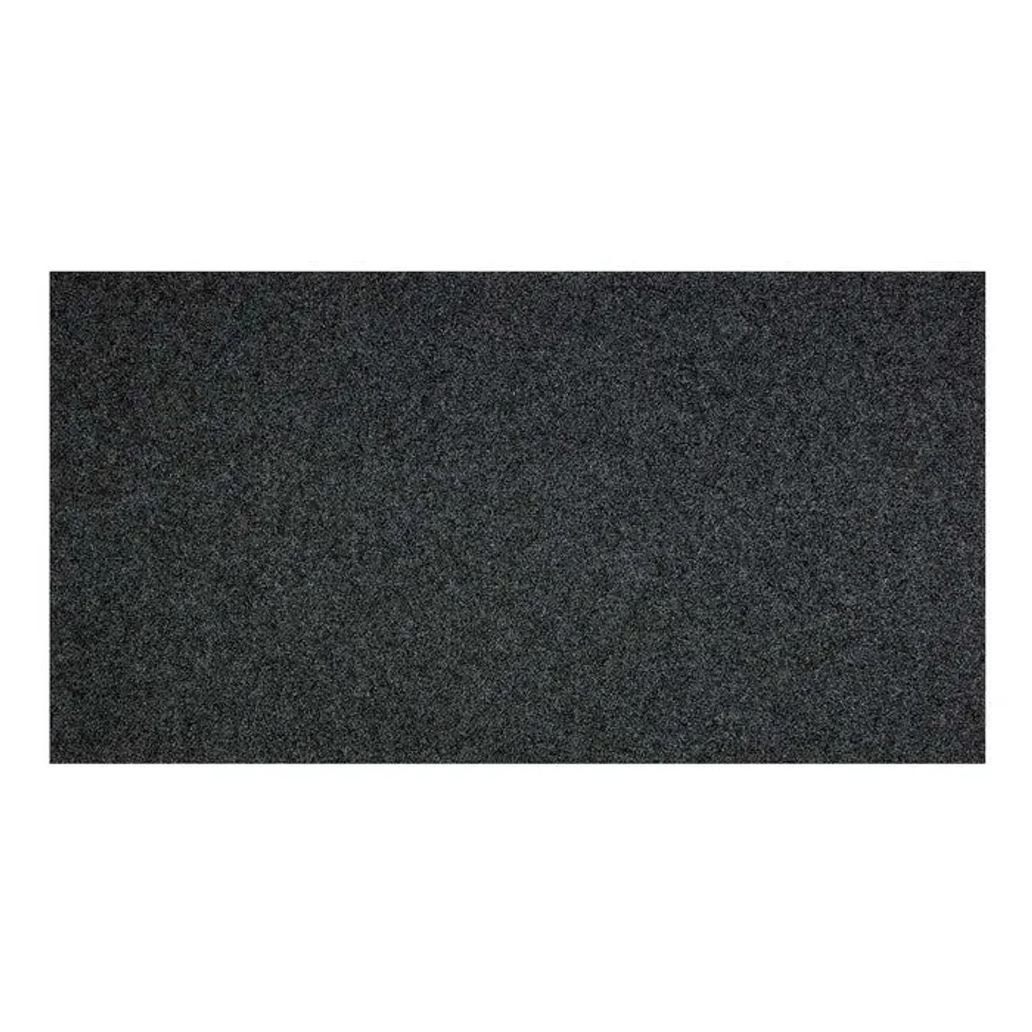 Anthrazitfarbener Kunstrasen „Farbwunder Park“ als Zuschnitt, 200 x 350 cm.