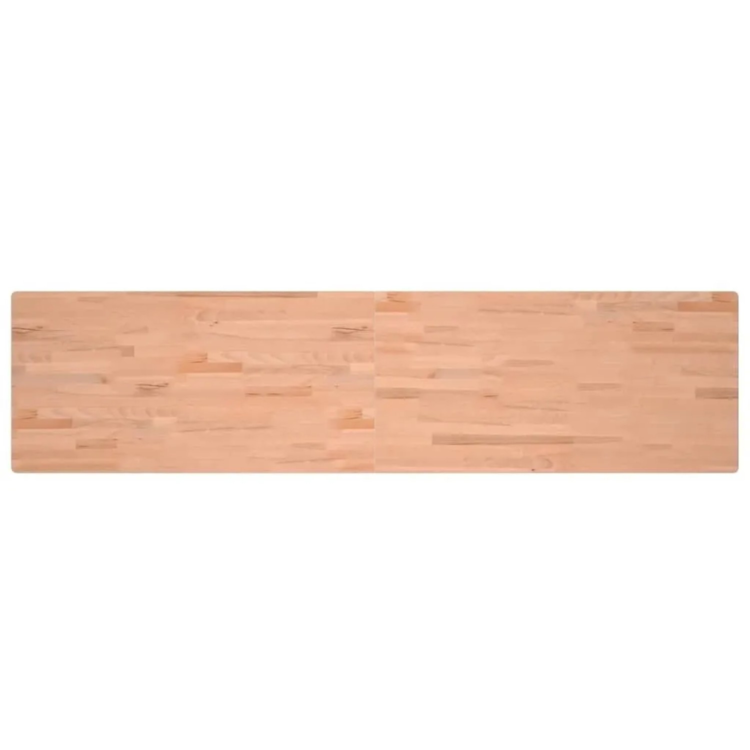 vidaXL Schreibtischplatte 220x55x2,5 cm Massivholz Buche 356098