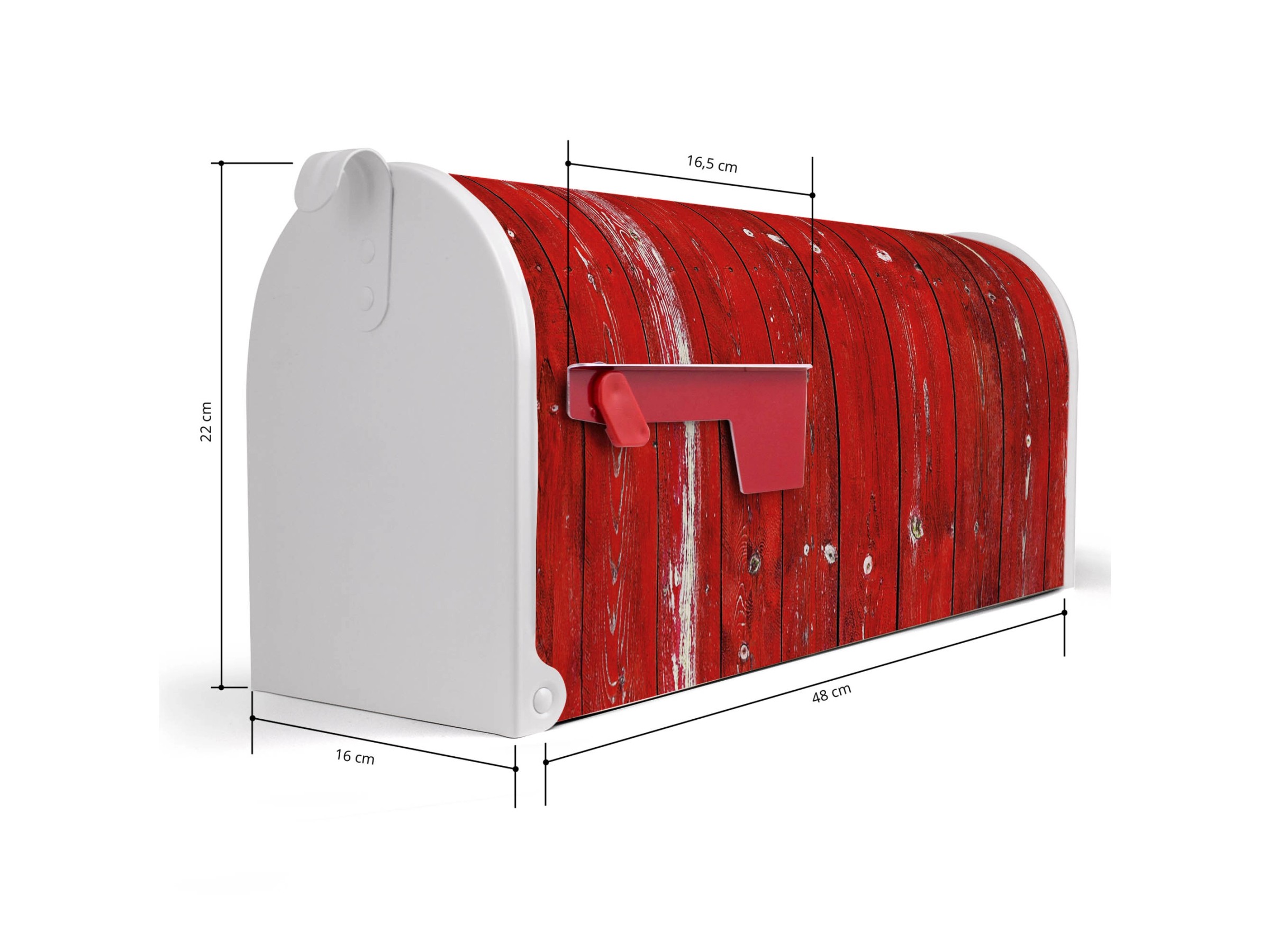 Magnetische Briefkastenabdeckung Für Den 4. Juli – Amerikanische Flagge, 53x46 Cm, Aus Polyester | Wetterfest & Wiederverwendbar