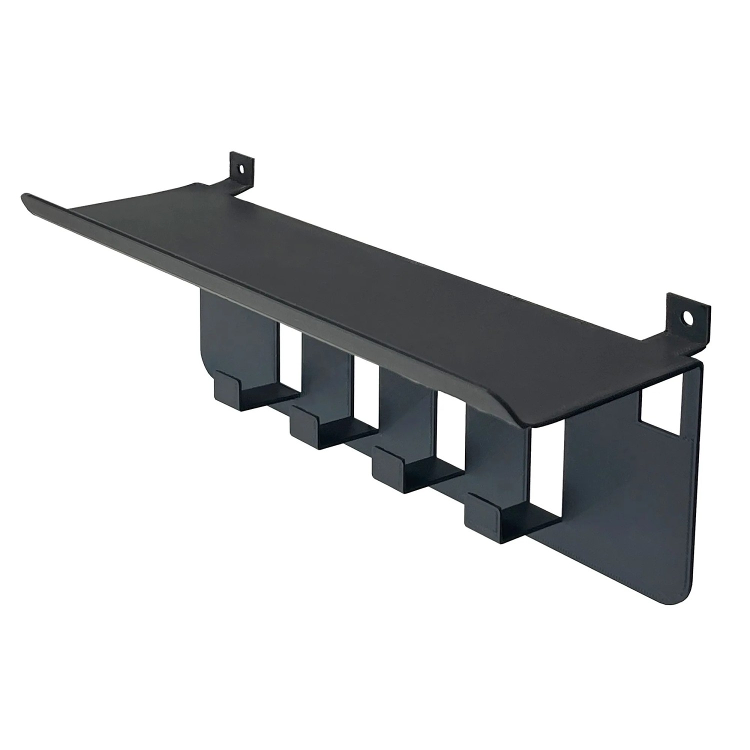 FN Acustico Schlüsselablage Pulverbeschichtet 239 mm x 75 mm x 89 mm Schwarz