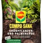 Compo Sana Grünpflanzen- und Palmenerde, 30L Sack mit Pflanzenmotiv.