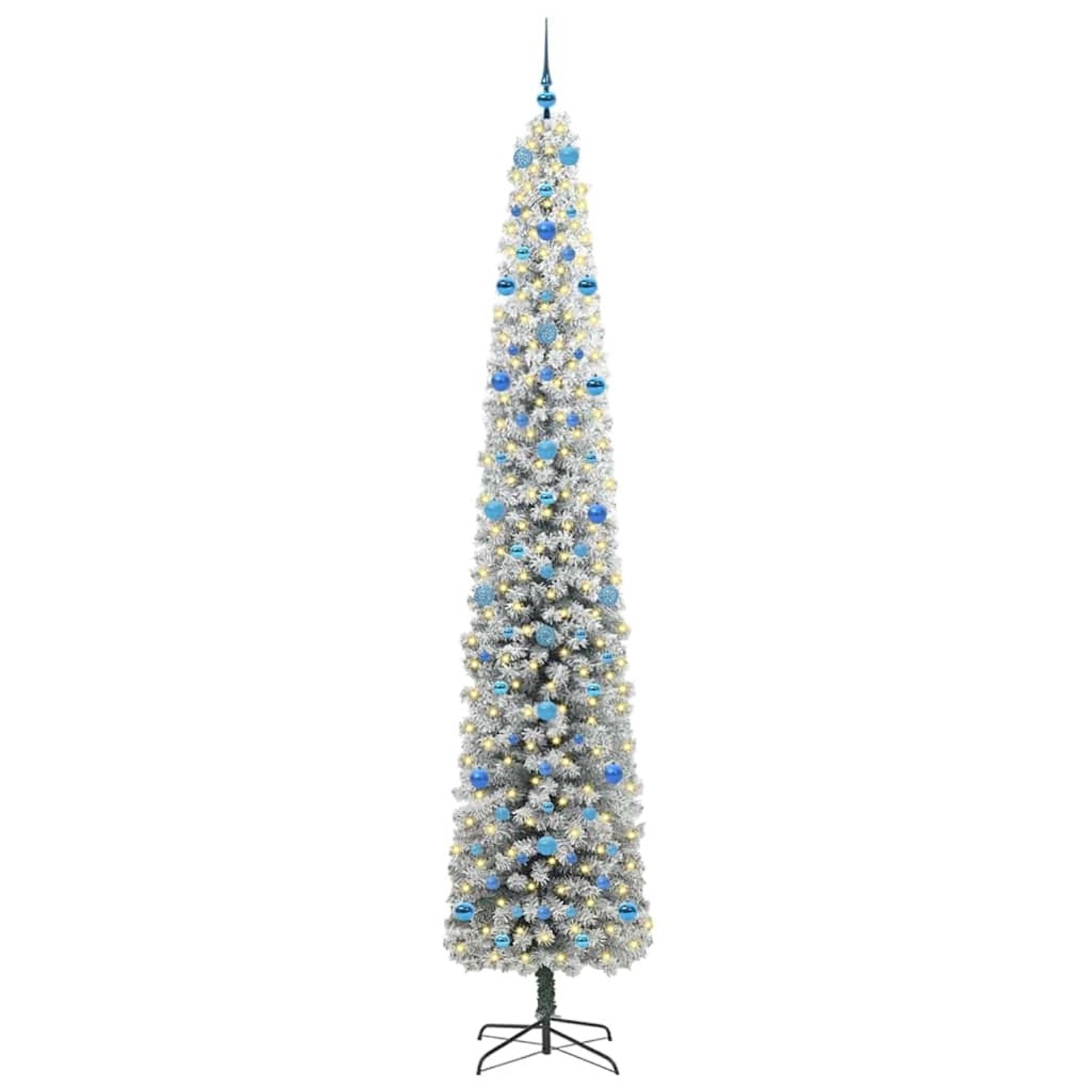 vidaXL Künstlicher Weihnachtsbaum mit 300 LEDs mit Ständer Grün 270 cm 3395060