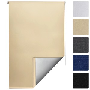 Sol Royal Thermorollo SolReflect T42 in Creme, 90x160cm, mit Thermobeschichtung für Fenster.